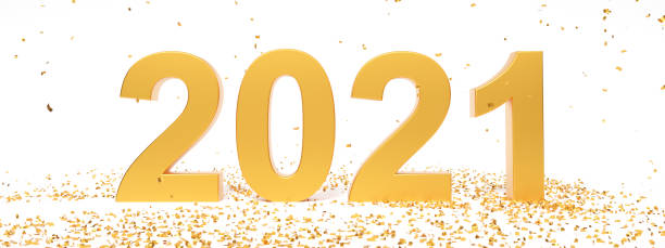 istock Happy New Year Background. Start in 2021. 3D illustration 1294951085