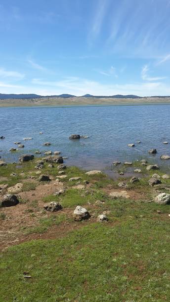 istock A lake with mountains in the background 1294957012