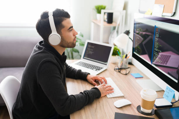 19,200+ Programmer Working From Home Stock Photos, Pictures & Royalty ...