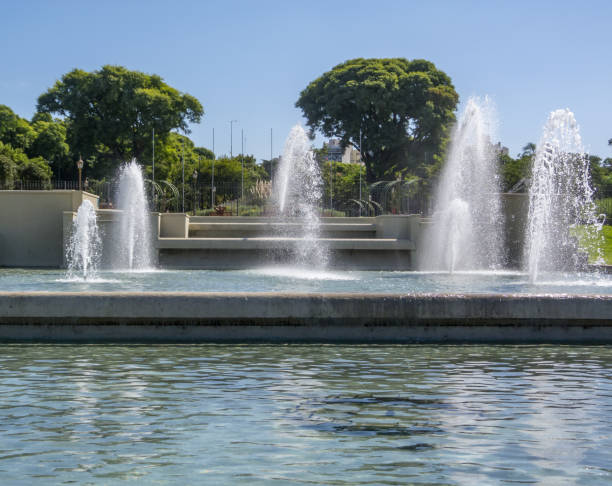 istock Dancing water in the park 1294973448