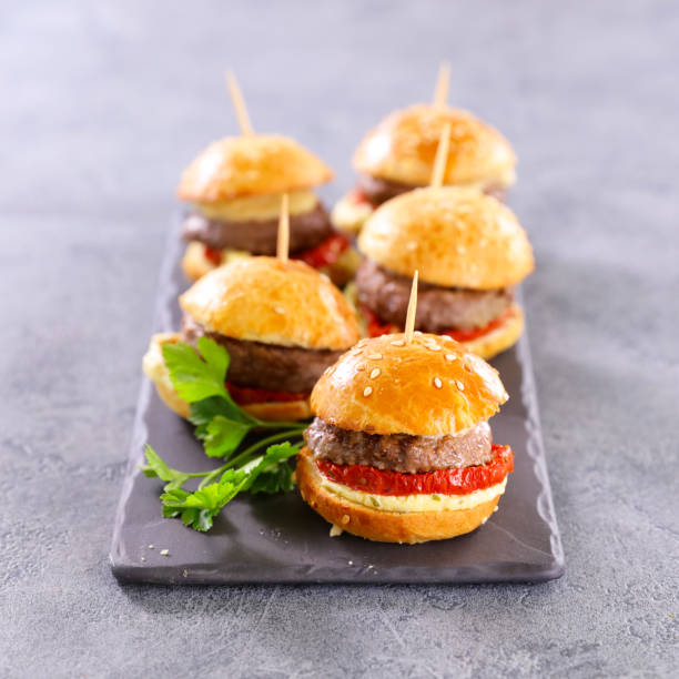 istock mini hamburger withbeef, tomato and cheese snack 1294987517
