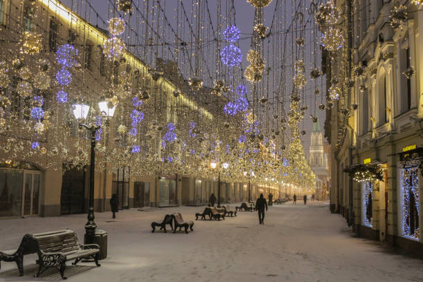 istock New Year's street in Moscow 1294991187