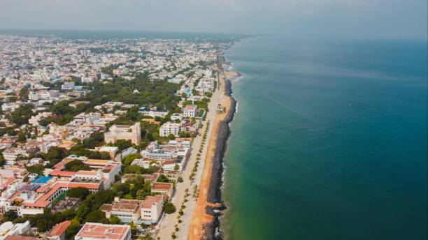 istock Tropical beach view - stock photo 1294993603