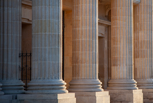 columns of a courthouse