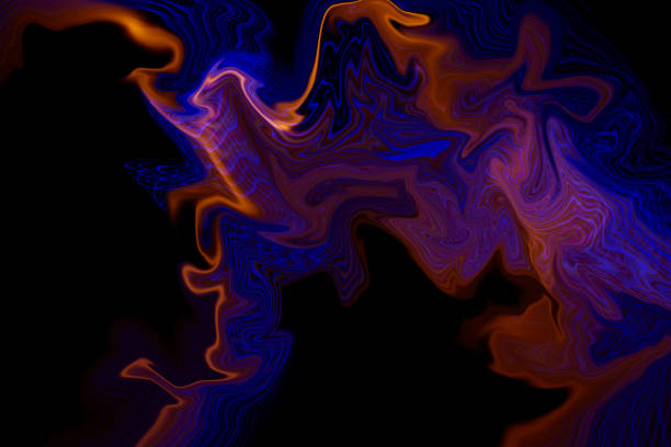 istock Abstract liquify light painting background 1295000314