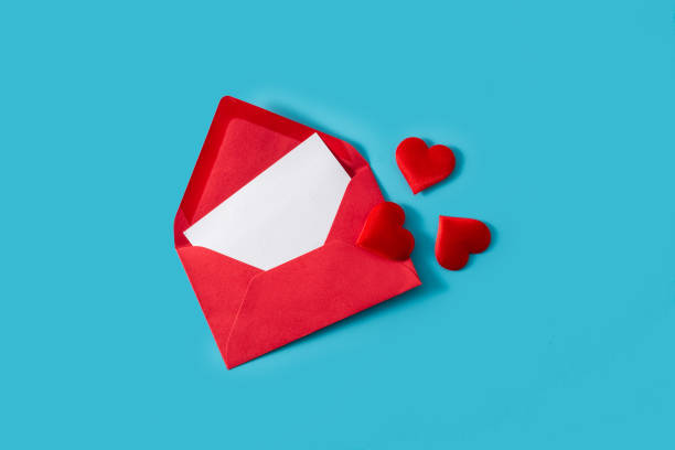 istock Hearts coming out of an red envelope 1295006451