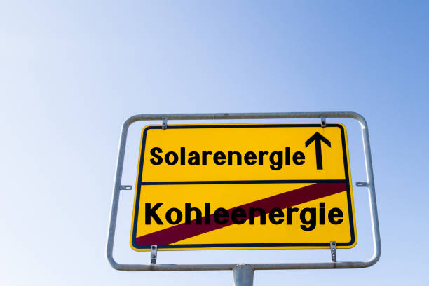 istock Sign Solar Coal Energy german 