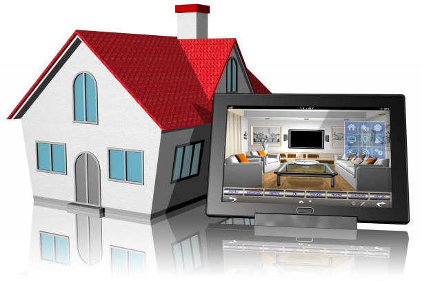 istock Smartphone Tablet Home Automation - 3D illustration 1295008569