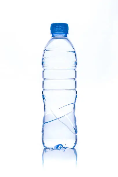 Photo of Water bottle isolated on white background