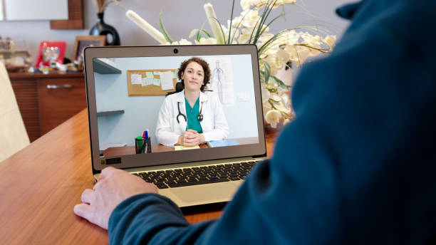 istock Female doctor in online appointment 1295011203