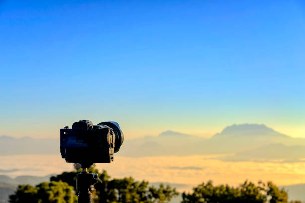 istock rear digital camera taking a landscape photo 1295012431