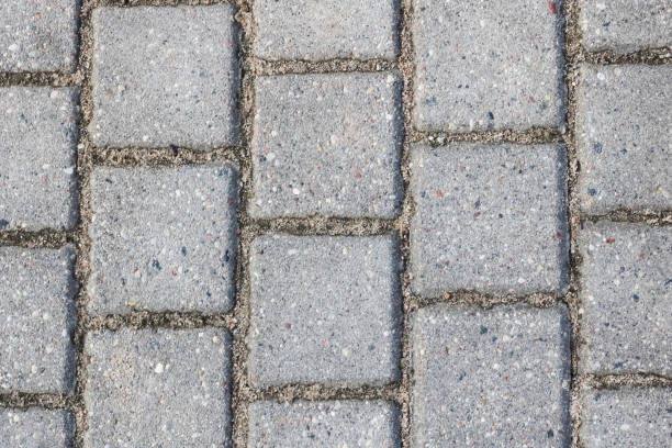 istock Concrete gray pavement slabs for floor or path 1295015122