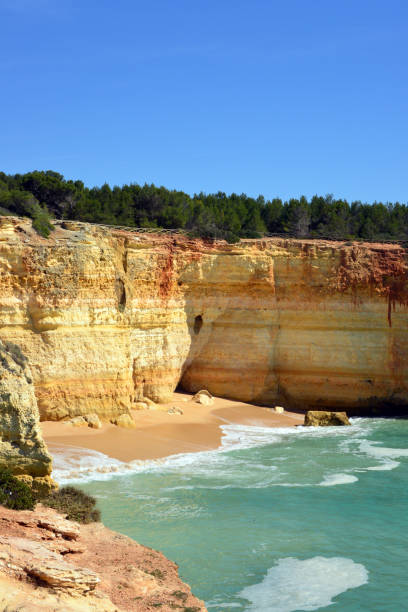 istock Corredoura beach, Lagoa, Algarve, Portugal 1295016821