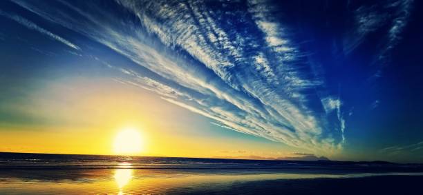 istock An Amazing sunset at the beach 1295021842