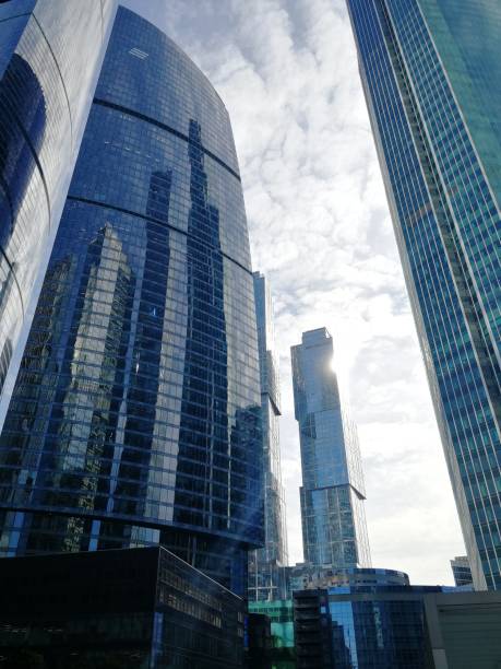 istock Skyscrapers Moscow City sky and high 1295023176