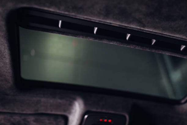 istock Panoramic glass sun roof in the car 1295023213