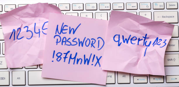 istock Strong and weak password. Time to change the access password. 1295030301