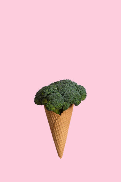 istock Broccoli ice cream conceptual photo 1295036151