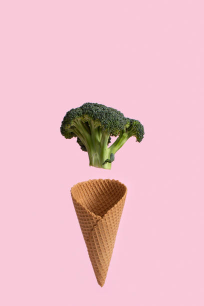 istock Broccoli ice cream conceptual photo 1295036266