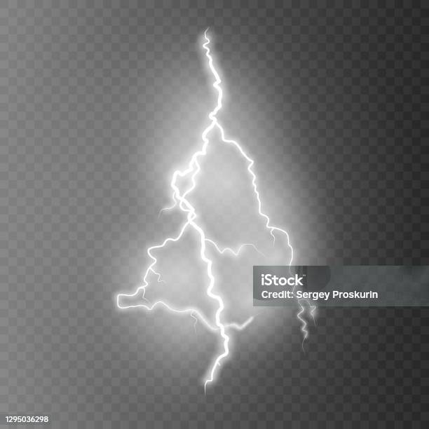 Lightning Explode Lightning Lightning Lightning Collision Powerful Electrical Explosion ...