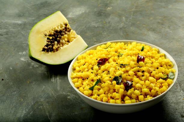 istock Bowl of raw papaya thoran. 1295037438