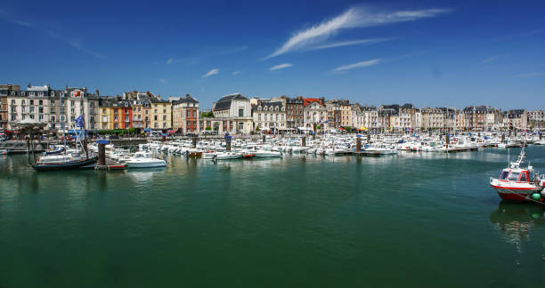 istock Dieppe. Entry to the waterfront and marina. Seine-Maritime. Normandy 1295037447