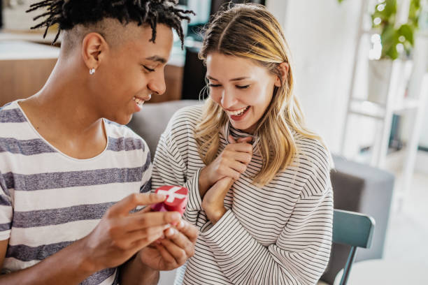 istock Romantic moments at home on Valentine’s Day 1295045704