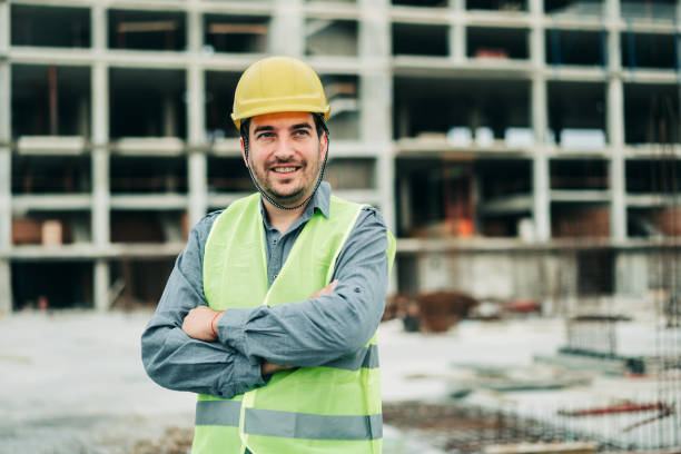 istock Portrait of a young architect on a construction site 1295051866