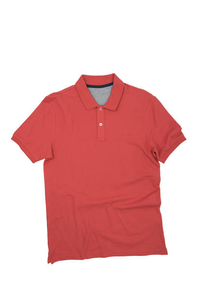 istock The red shirt is on a white background, isolated. 1295052024