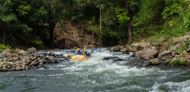istock Rafting adventure on inflatable boat 1295053692