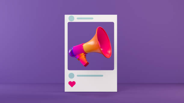 Megaphone Social Media Concept Megaphone Social Media Concept search engine photos stock pictures, royalty-free photos & images