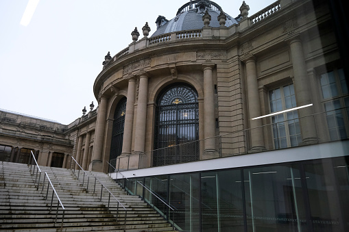 Exterior view of Royal Museum for Central Africa in Tervuren, Belgium on January 6, 2020.