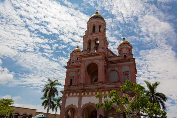 famous church of the city of culiacan called sanctuary of the sacred heart of jesus located in the center of the city