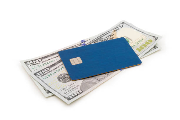 Money Banknote with Credit Card