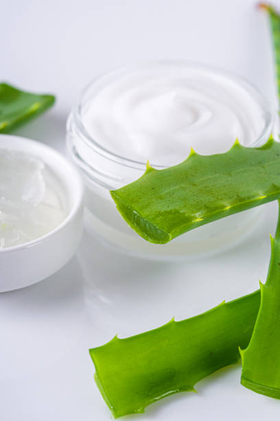 istock natural aloe vera cream on a white background 1295071321