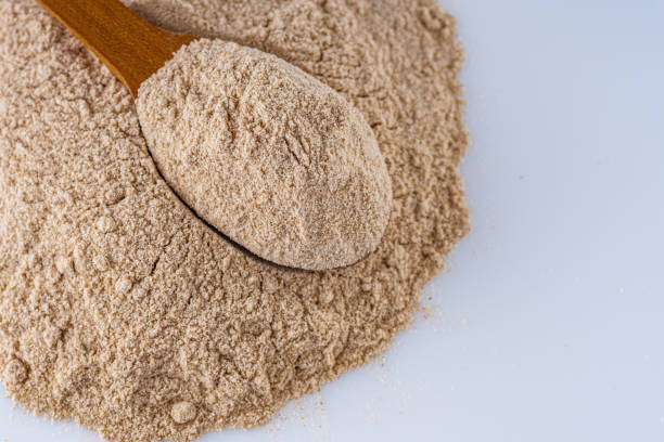 istock fresh natural buckwheat flour on a white acrylic background 1295073357