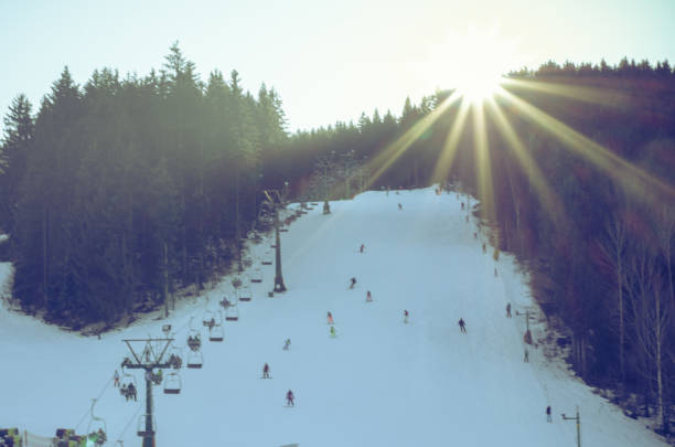 istock winter resort and ski lift 1295079362