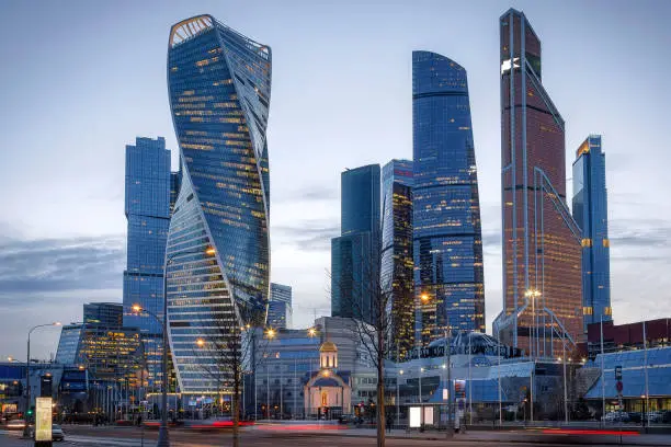 Photo of Russia Moscow-City 16.03.2020 International Business Center.