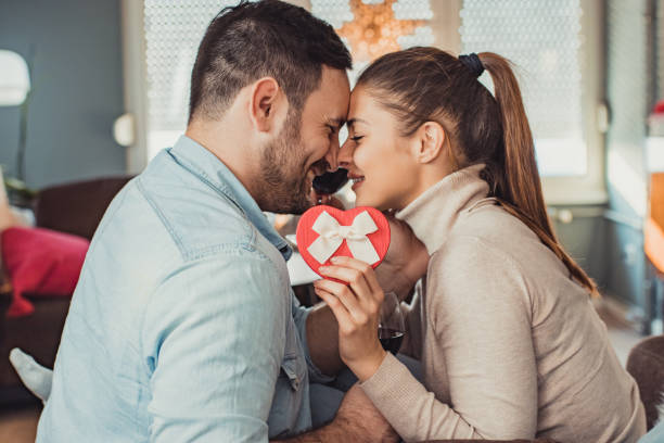 istock Romantic moments at home on Valentine’s Day 1295087047
