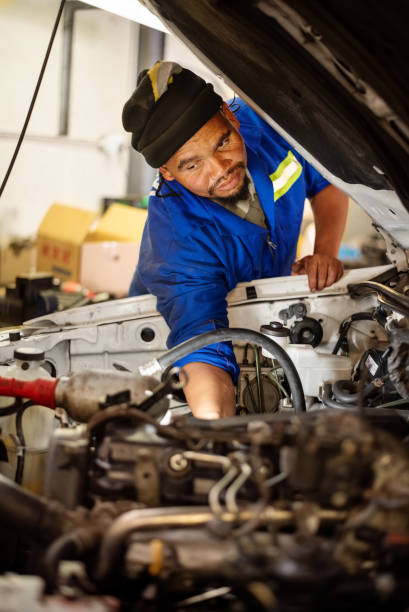 istock Mechanic repairing a car 1295089499