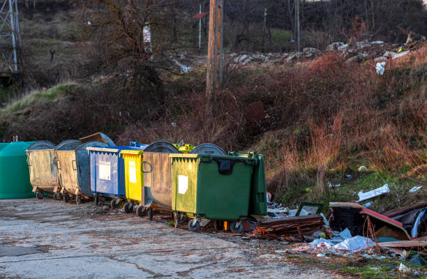 istock Abandoned garbage on the outskirts of town 1295096486