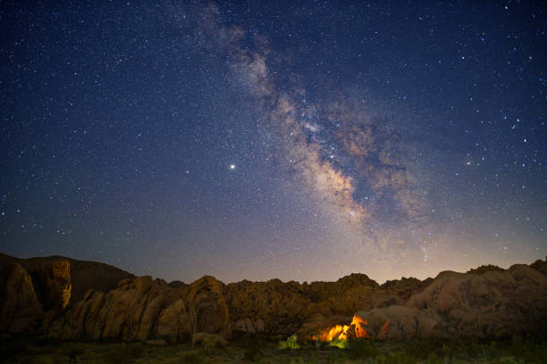 istock Milky Way Night Sky in Joshua Tree 1295115232