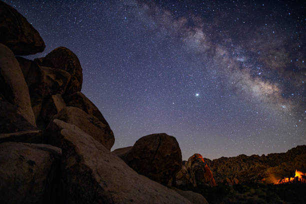 istock Milky Way Night Sky in Joshua Tree 1295115384