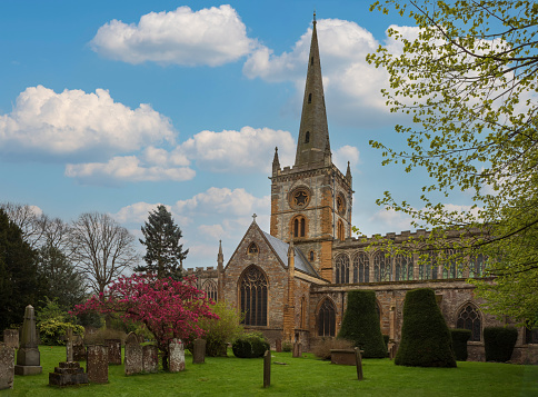 Holy Trinity Church (Shakespeare's burial place) in Stratford Upon Avon, UK