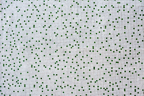 istock White and green dotted Mosaic background 1295143482