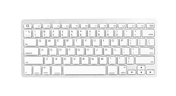 istock Top View Wireless Keyboard New Model With Aluminium. 1295146699