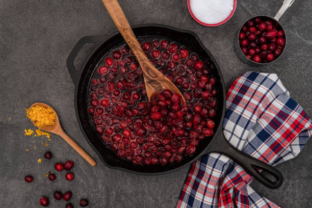 Cranberry Sauce and Orange Zest