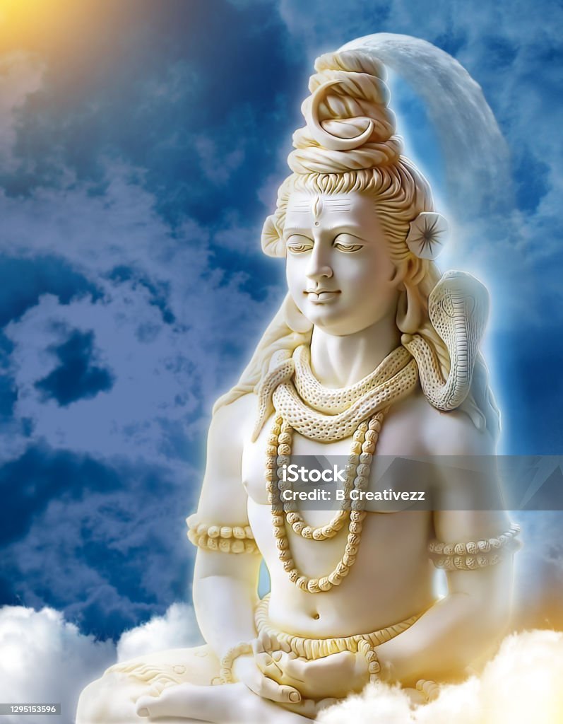 3d Wallpaper Lord Shiv With Clouds And Sun Rays God Mahadev Mural ...