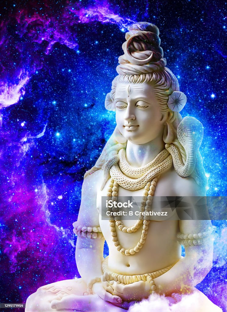 3d Wallpaper Lord Shiv With Clouds And Sun Rays God Mahadev Mural 3d  Illustration Stock Photo - Download Image Now - iStock