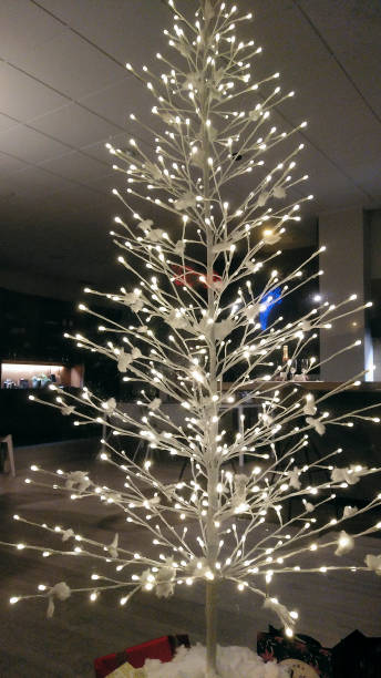 istock Modern Christmas tree, Christmas decorations. 1295195058
